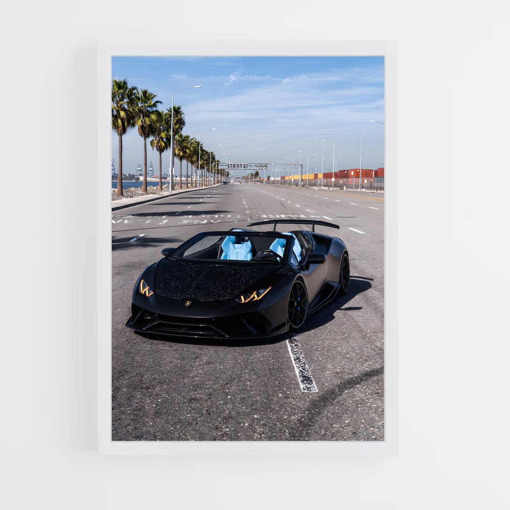 Poster Huracan performante spyder – affiche Lamborghini (vue 3)